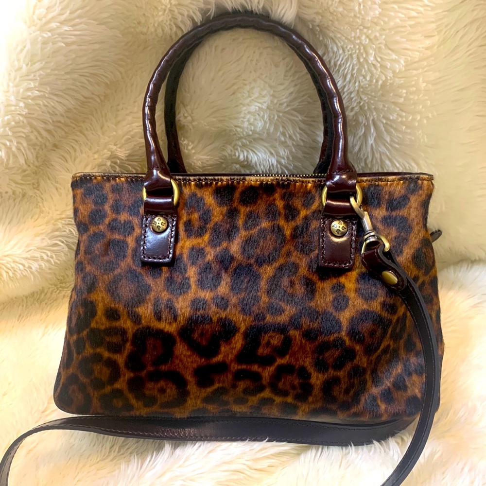 Patricia Nash Leopard Haircalf bag.